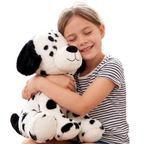 Dalmatian Puppy Soft Toy 15 Inch Sitting Teddy Stuffed Animal Cuddly Dog Pet Plush Kids Gift