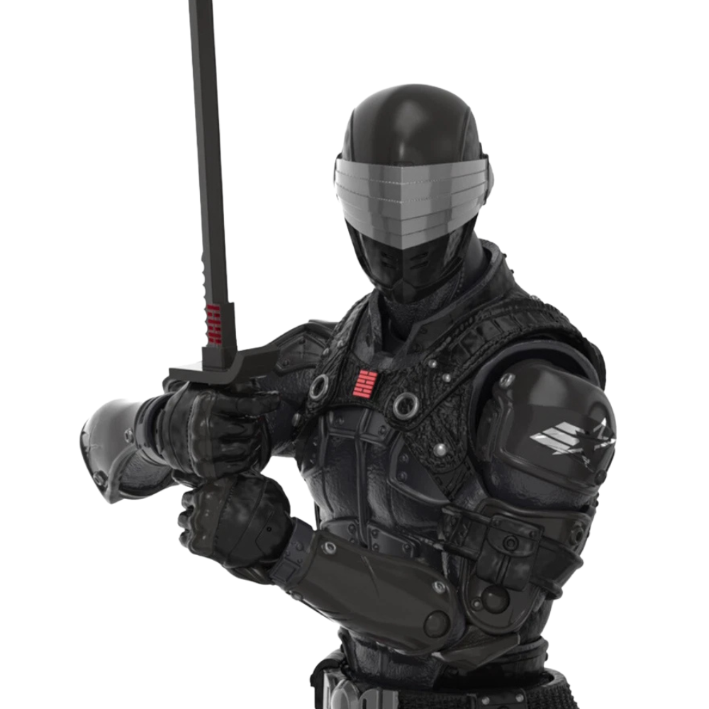 Fortnite G.i. Joe Snake Eyes Zero Point Edition Collectible Figure with Weapon Accessories