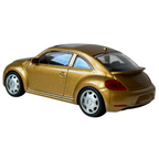 Rastar Volkswagen Beetle Gold Diecast Classic German Car Model Toy 1:43 Scale Collectible
