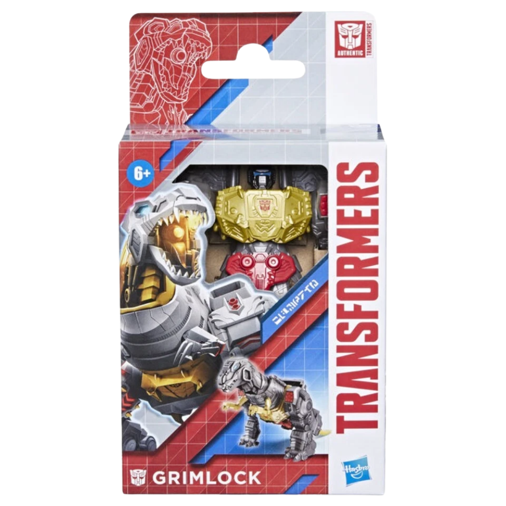 Transformers Authentics Bravo Grimlock Dinosaur Robot Action Figure Collectible Kids Toy