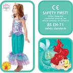 Rubie's Disney Princess Ariel Mermaid Costume Child Size Large 128cm 7-8 Years Dress-Up