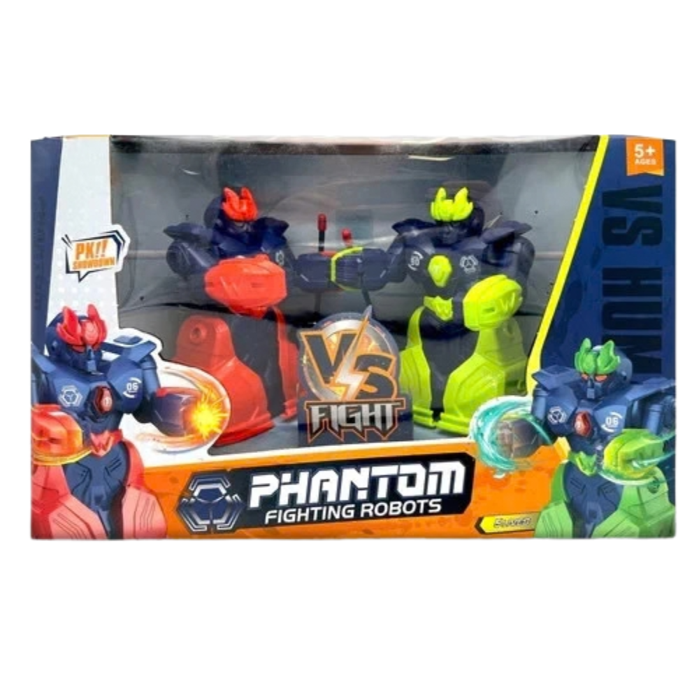 Remote Control Fighting Robots Rc Boxing Battle 2 Player Set Kids Gift Age 6+ Red Green
