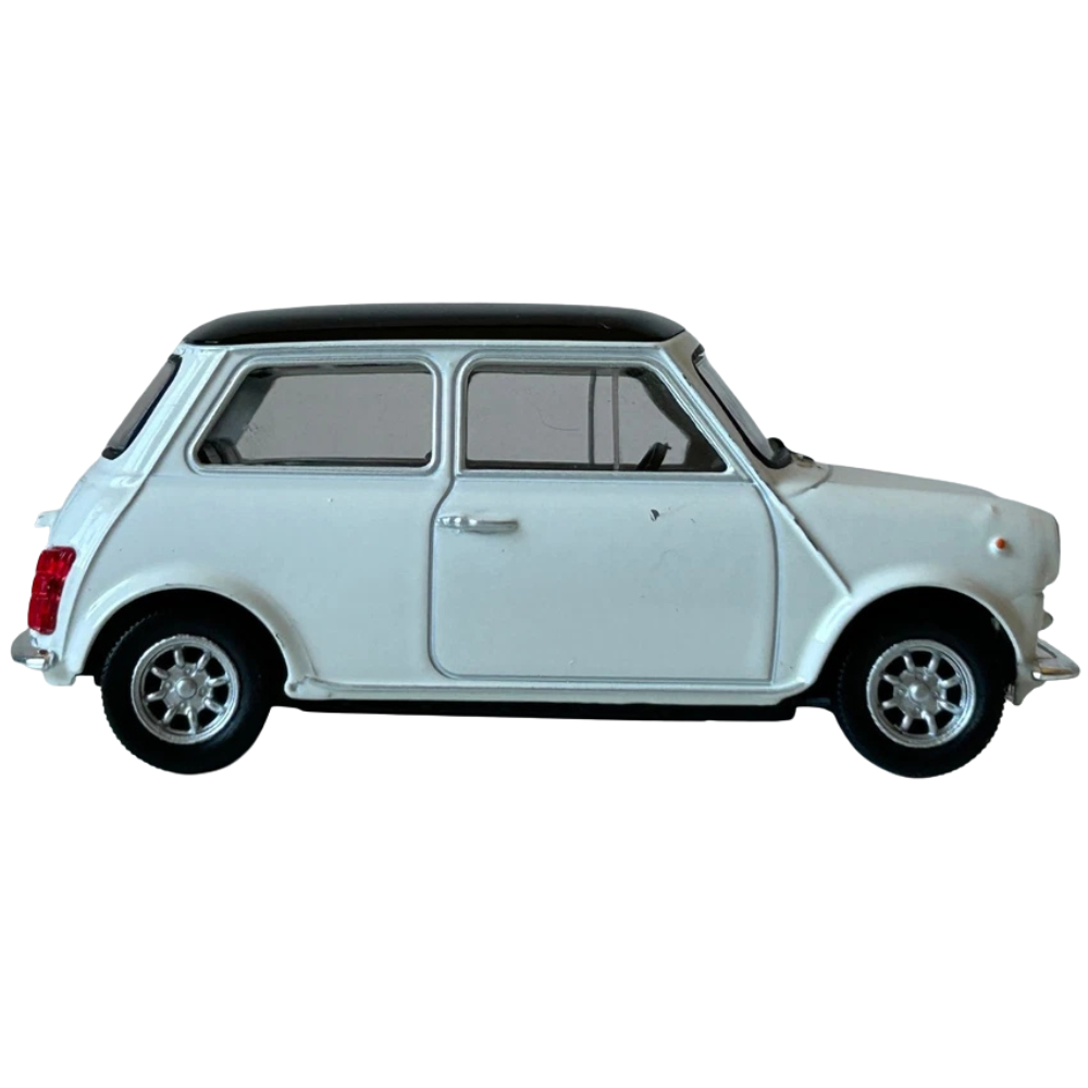Welly Mini Cooper 1300 White 1:43 Scale Diecast British Classic Model Car Toy