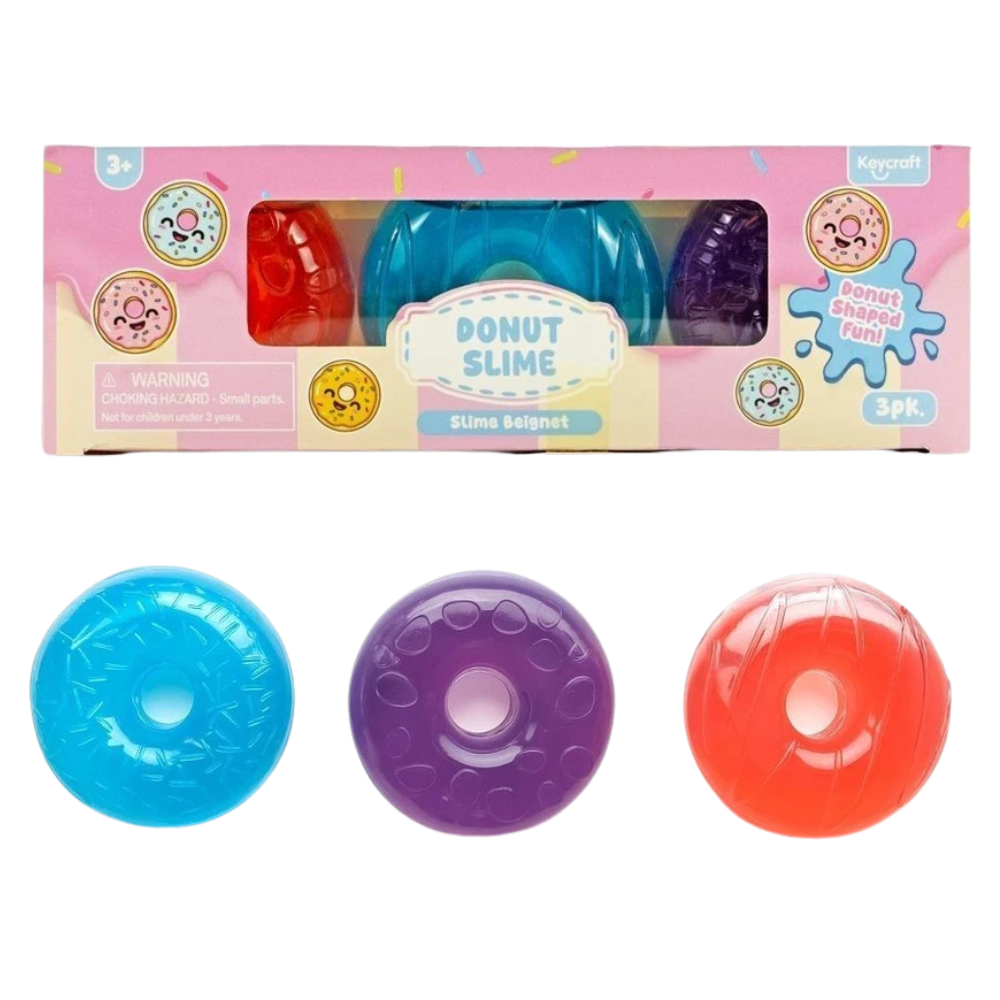 Donut Slime Toy Set Kids Sensory Slime Donut Container Party Bag Filler
