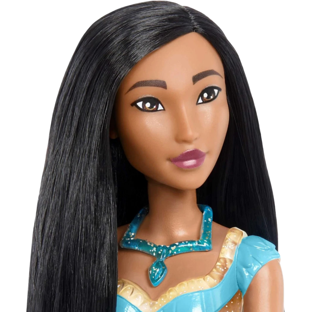 Disney Princess Pocahontas 28cm Posable Fashion Doll Removable Shoes & Necklace Long Hair HLW07