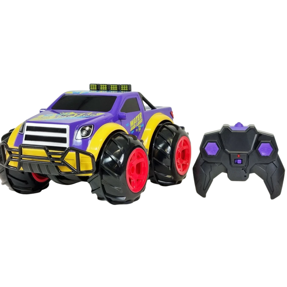 Remote Control Amphibious Car Rc 4wd Land Water Snow 2.4ghz Kids Toy Gift Uk