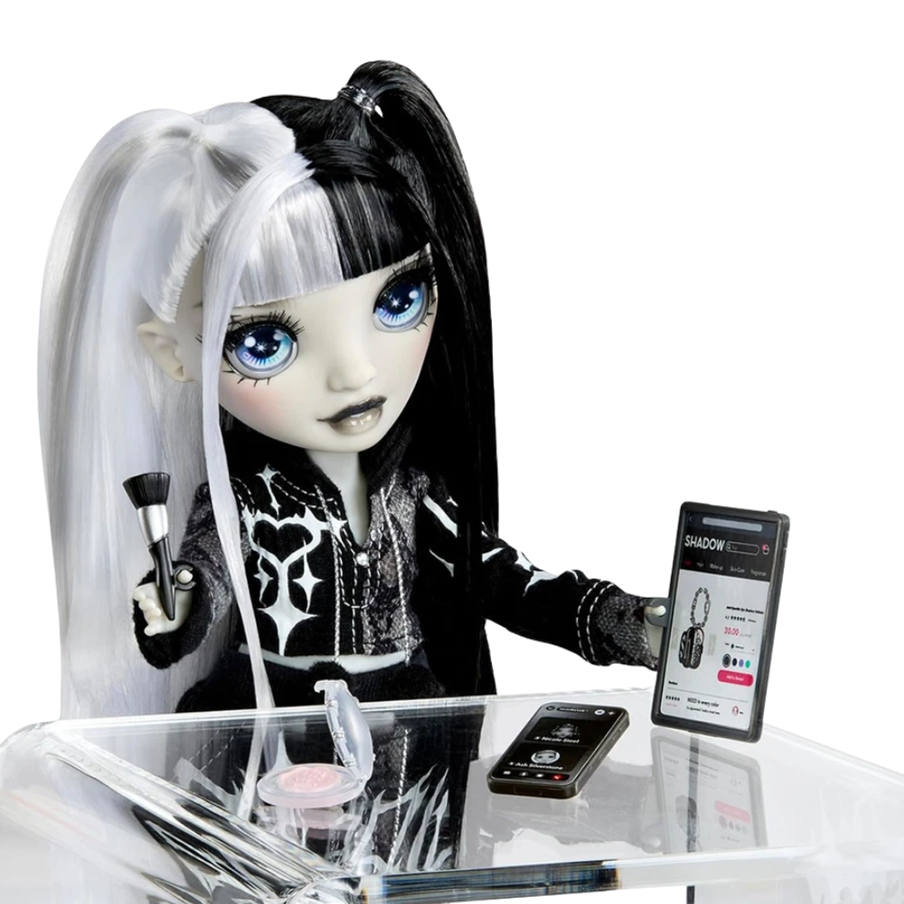 Rainbow High Shadow High Heather Grayson 28cm Grayscale Fashion Doll Black White Outfit Accessories