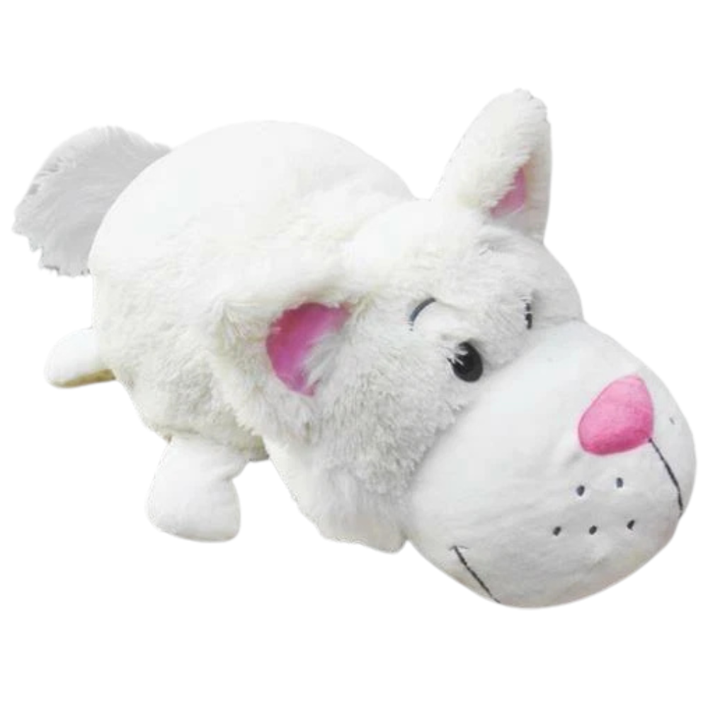 FlipaZoo Labrador Cat Reversible Plush Toy 2-in-1 Soft Cuddly Kids Toy