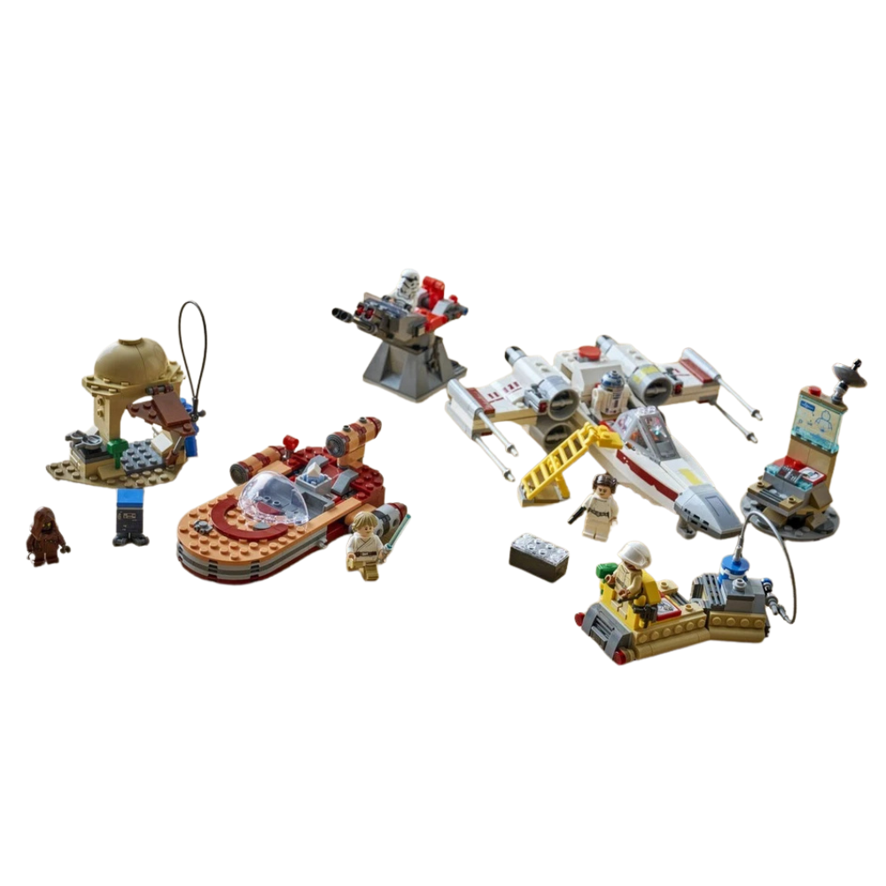 Lego Star Wars Smart Play Luke's Red Five X-Wing 75423 Interactive Building Set for Kids