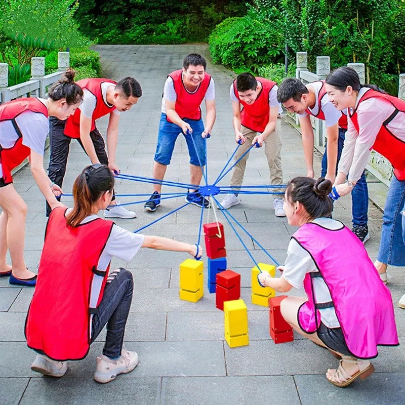 Team Building Tower Game – Collaborative Stacking & Training Activity for Groups