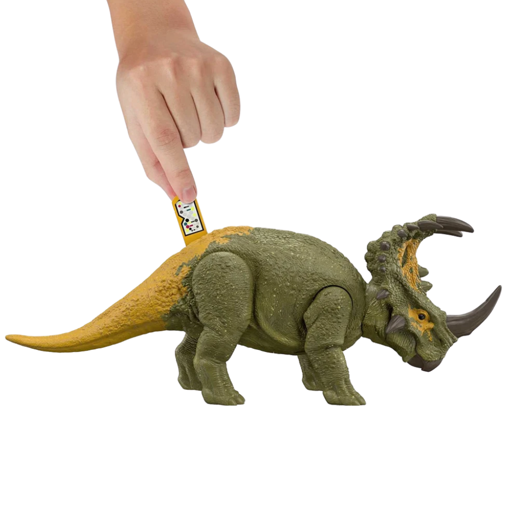 Jurassic World Dominion Roar Strikers Sinoceratops Dinosaur Action Figure Sound Attack Toy