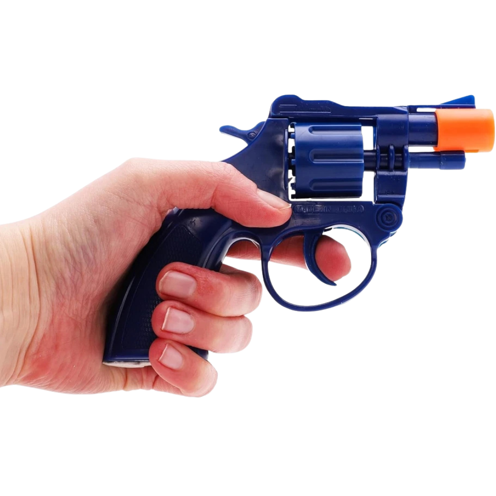 Toyland® 14cm Blue 8 Shot Cap Pistol Role Play Fancy Dress Toy Ages 3+