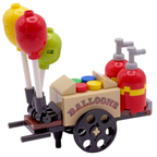 Lego Balloon Cart Funfair Fairground Park Accessory Custom Kit Made with Genuine Lego Parts