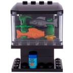 Lego Fish Tank Custom Model Kit Made with Genuine Lego Bricks Aquarium Display Accessory