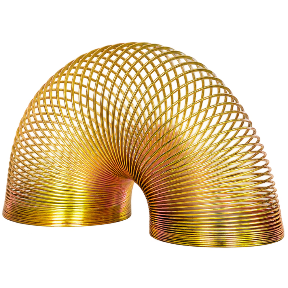 Slinky Retro Springy Toy Large Metal Classic Fidget Sensory Toy Fine Motor Skills Hand Eye