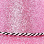 Toyland Pack of 3 34cm Baby Pink Glitter Cowboy Hats Festival Fancy Dress