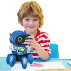 Kids Dancing Robot Toy with LED Lights Music Walking Action