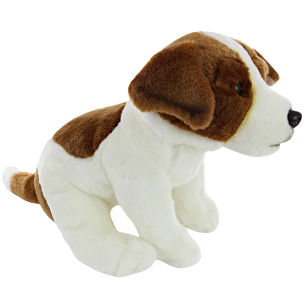 Jack Russell Plush Soft Toy Puppy Dog Teddy by Faithful Friends 25cmh Ideal Gift for Kids