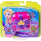 Polly Pocket Gdk80 Hidden Hideouts Lil Princess Pad Castle Compact Playset Surprise Accessories