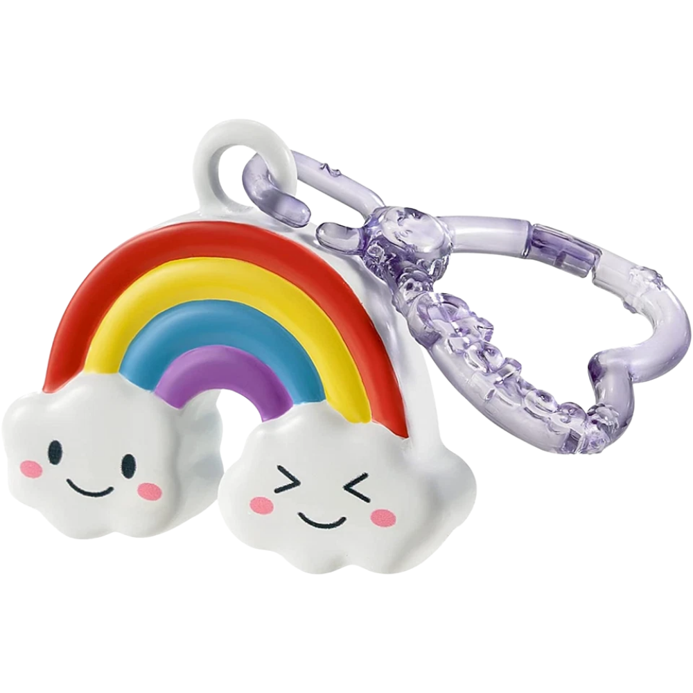Barbie Club Chelsea Doll Rainbow Dress Costume with Cat Pet Keychain & Accessories Mattel