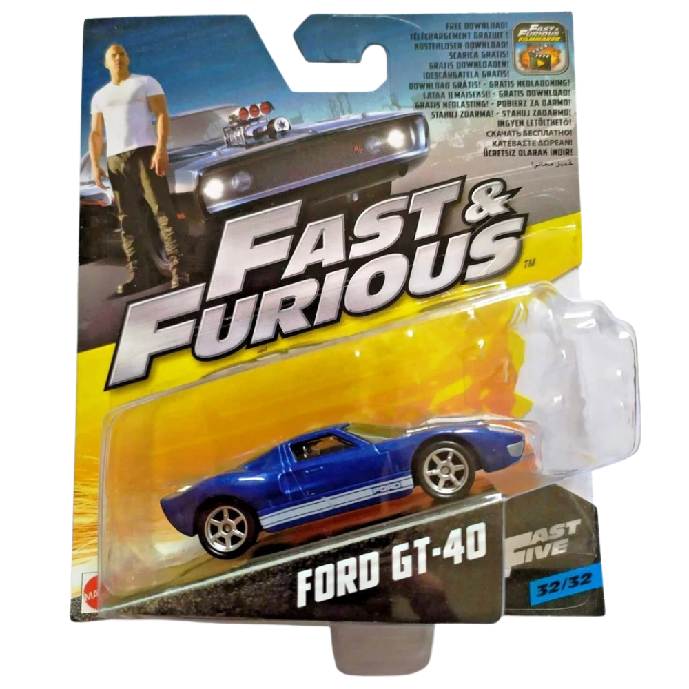 Hot Wheels Fast & Furious Retro Car 1:55 Die-Cast Fcf35 Assortment Dodge & Ford