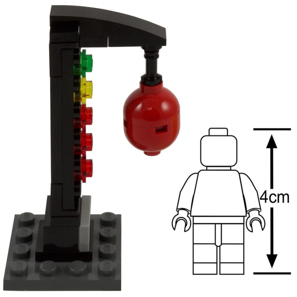 Lego Arcade Punch Bag Strength Tester Custom Kit Made with Genuine Lego Parts Gaming Accessory