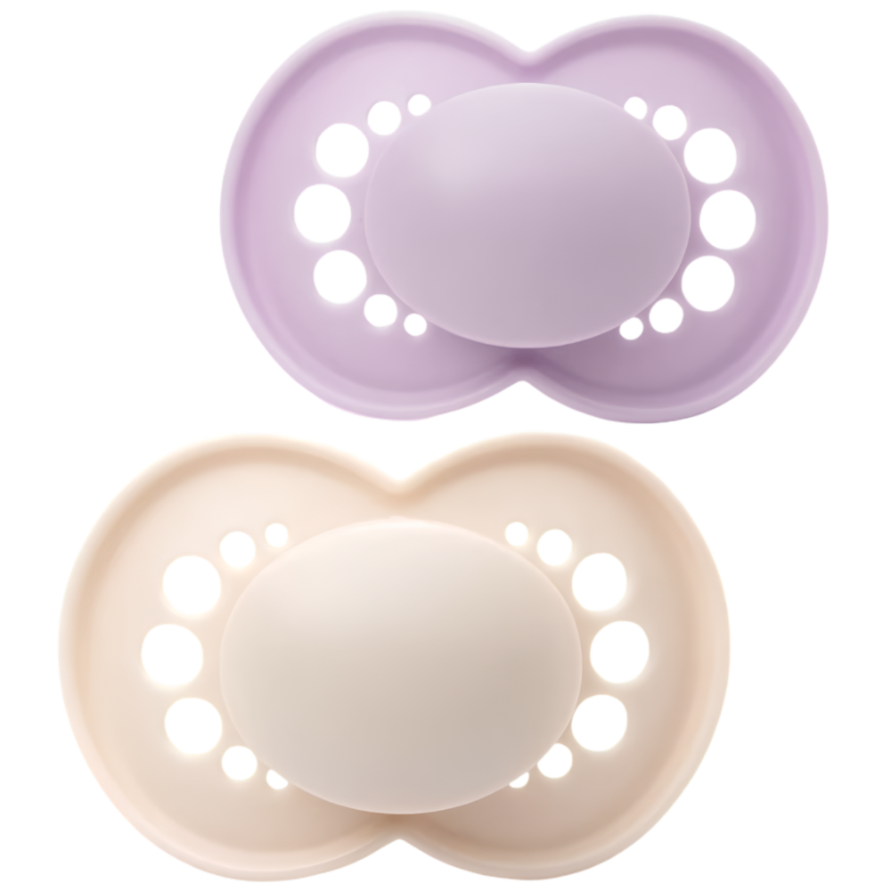 MAM Original Soothers 18-36 Months 2 Pack Orthodontic SkinSoft Silicone Toddler Dummies