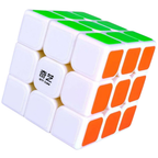 Qiyi 2x2 and 3x3 Stickerless Speed Cube Puzzle Set for Kids Fidget Toy and Brain Teaser Fun
