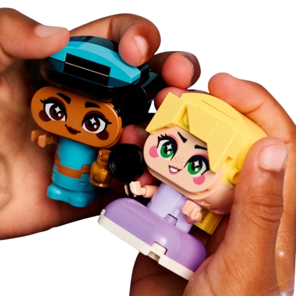 LEGO Disney Princess 43303 Mini Jasmine & Rapunzel Building Set for Kids with Accessories