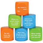 Learning Resources Let's Talk Cubes Conversation Starters Social Emotional Learning Game for Kids