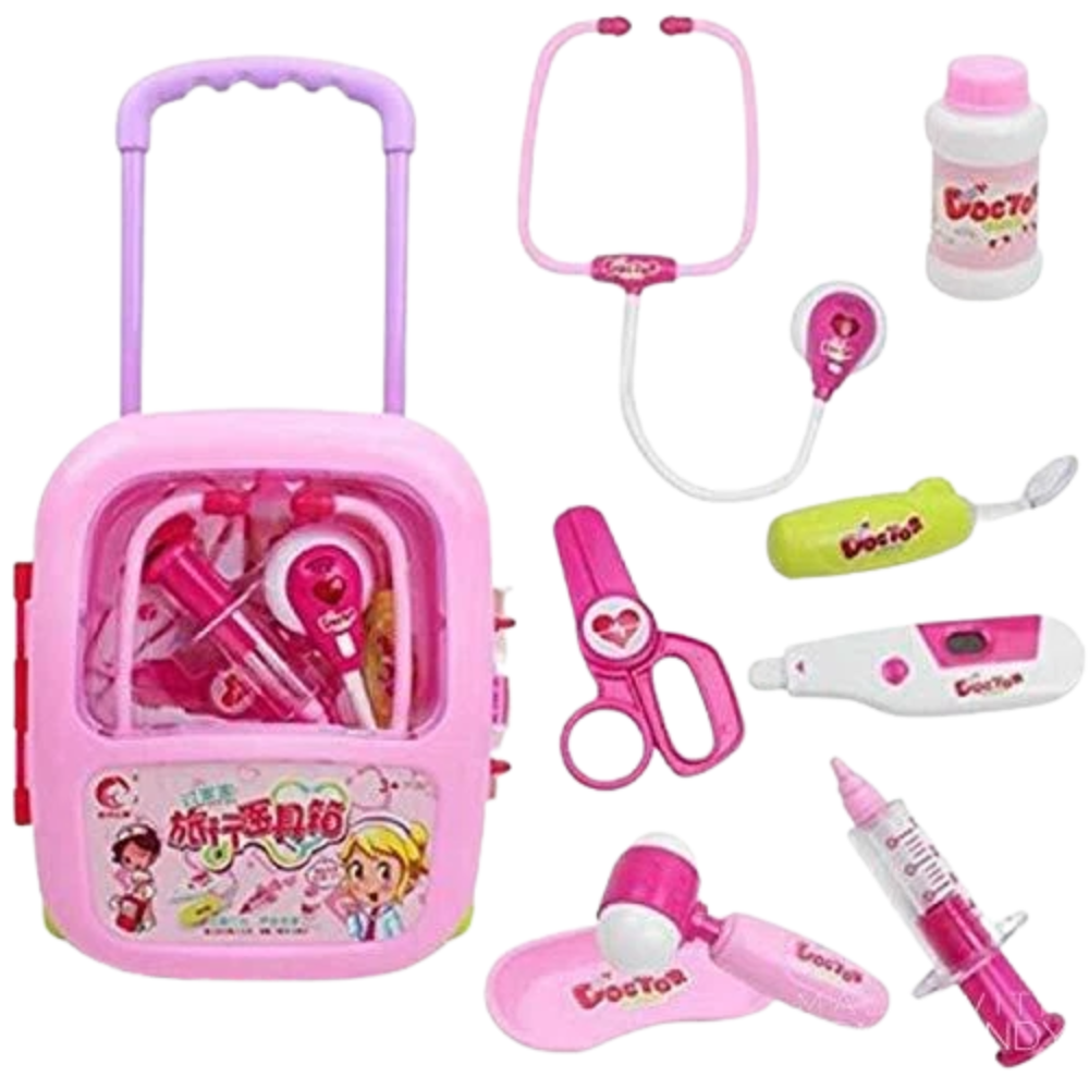 Kids Doctor & Nurse Medical Play Set with Carry Case Pretend Role Play Kit for Children Uk