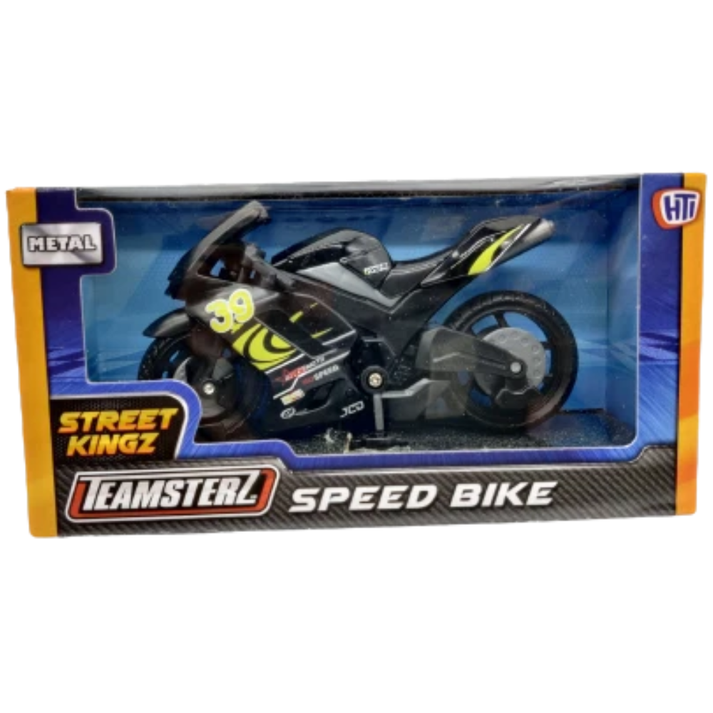 Teamsterz Speed Motorbike Motorcycle Toy 4 Inch Racing Bike Plastic Kids Boys Gift 3+
