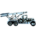 Bm-13 Katyusha 1942 Russian Military Rocket Artillery Truck Diecast Model 1:72 Scale Toy