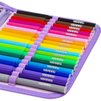 Abeec 44 Piece Glitter Pencil Case Stationery Set for Girls Creative School Supplies