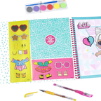 Lol Doll Fashion Art Pad Makeup & Fashion Design Kit Creative Girls Activity Gift Set