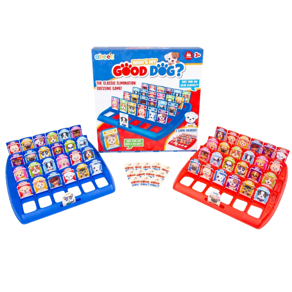 Abeec Who's My Good Dog Guessing Game Kids Family Board Game Gift for Age 5+ Fun Game!!