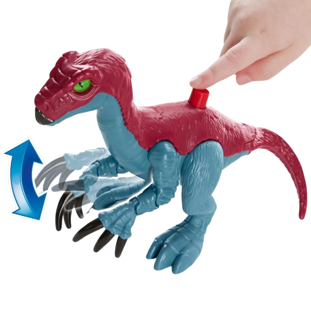 Jurassic World Dino Lab Playset Figures Fisher-Price Imaginext Therizinosaurus Dimetrodon