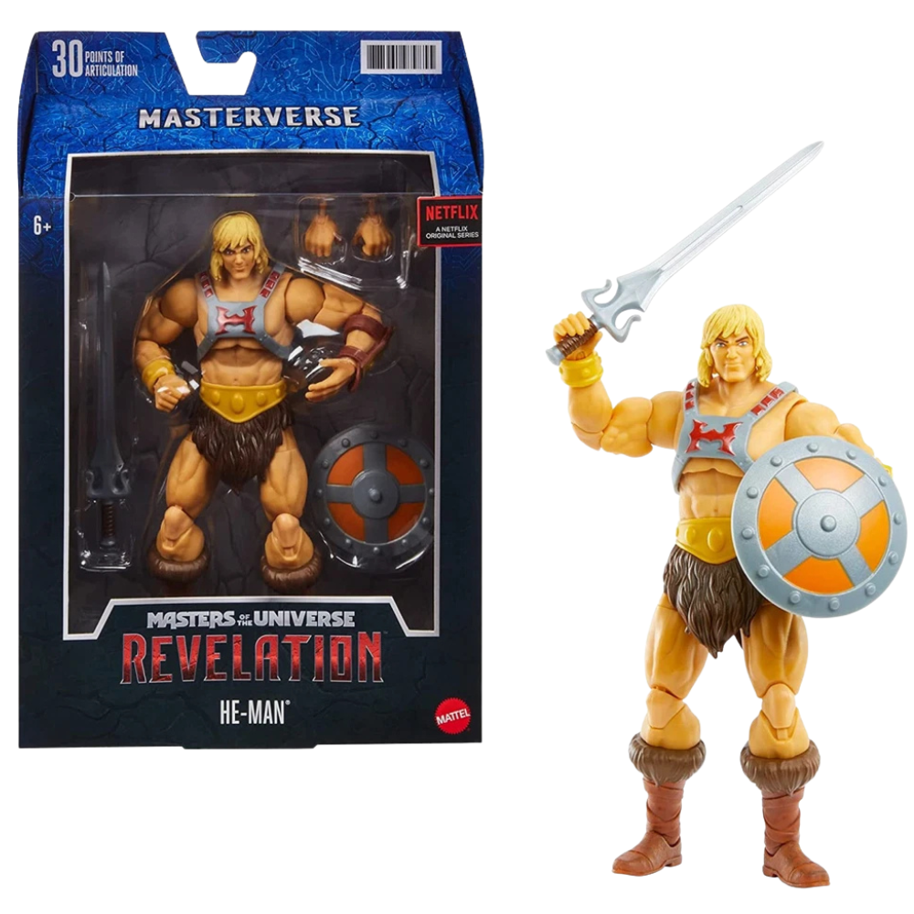Masters of the Universe Revelation He-Man 7-Inch Masterverse Action Figure Mattel Toy Gift
