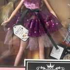 Long Hair Doll Emily with Accessories, Dress and Handbag, Fashion Toy Gift for Girls