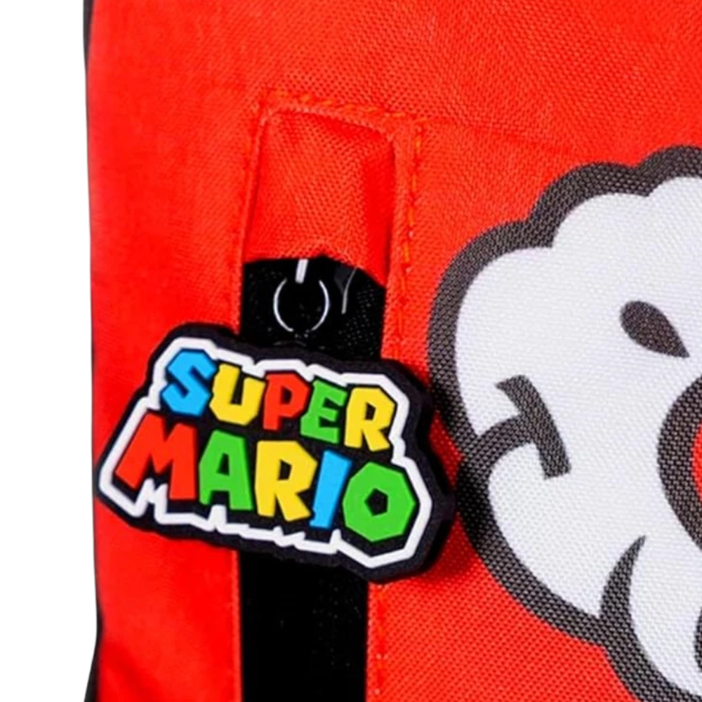 Mario Super Mario Bros Backpack Twin Compartment School Bag Kids Rucksack