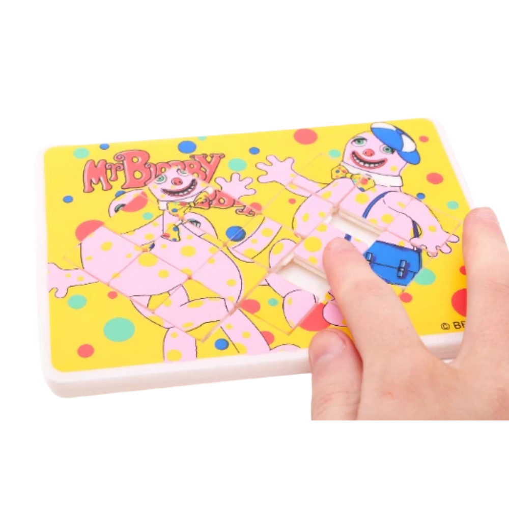 Mr Blobby Retro Sliding Puzzle Original 1992 Licensed Vintage TV Character Puzzle Game