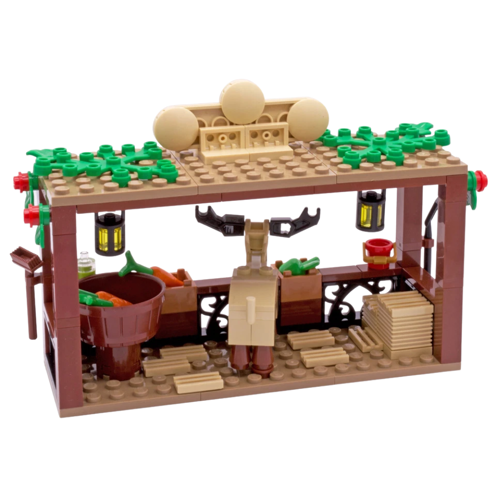 LEGO Reindeer Stable Christmas Set Rudolph Santa Xmas Kit with Accessories