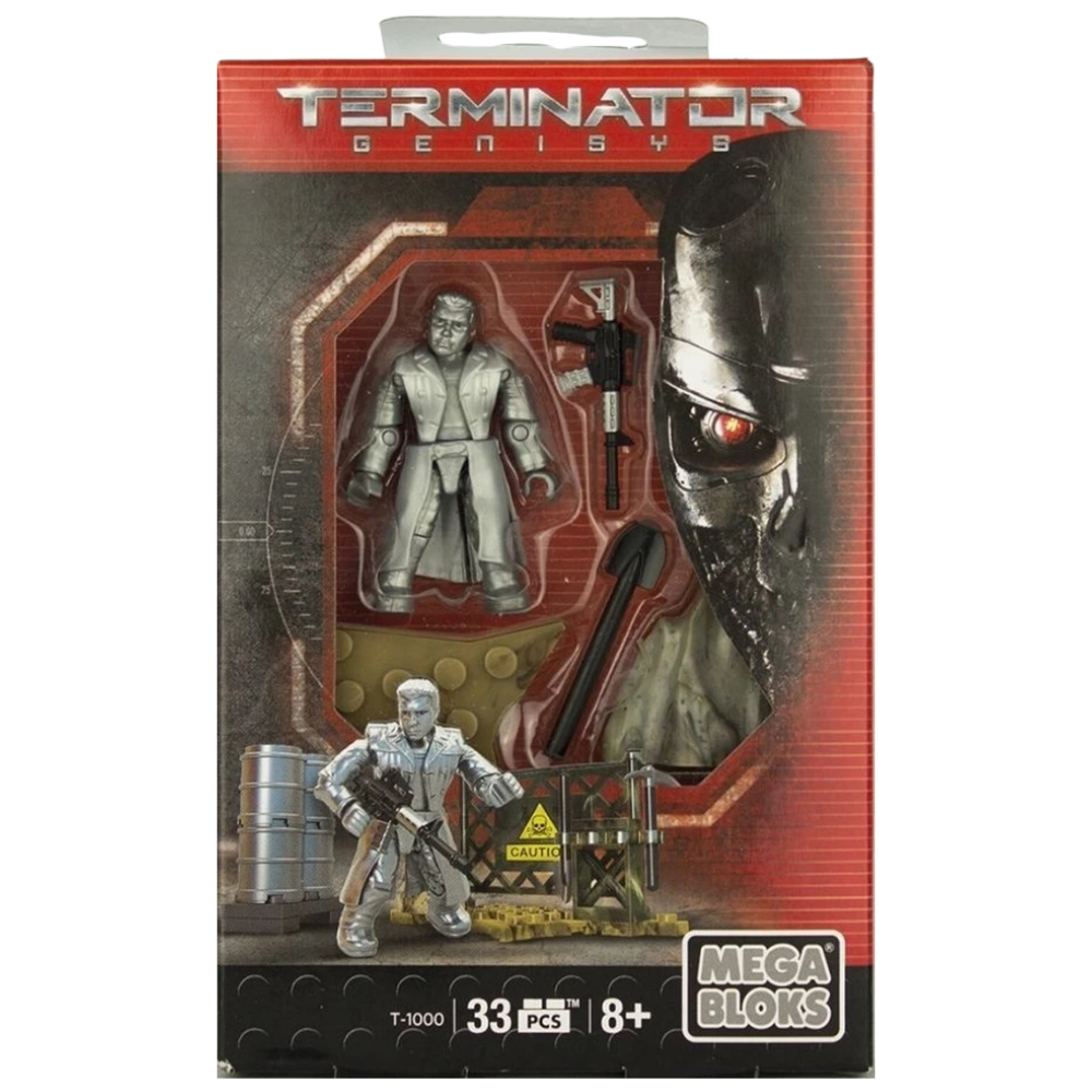 Mega Bloks Terminator Genisys T-1000 Resistance Soldier Building Set Micro Action Figures
