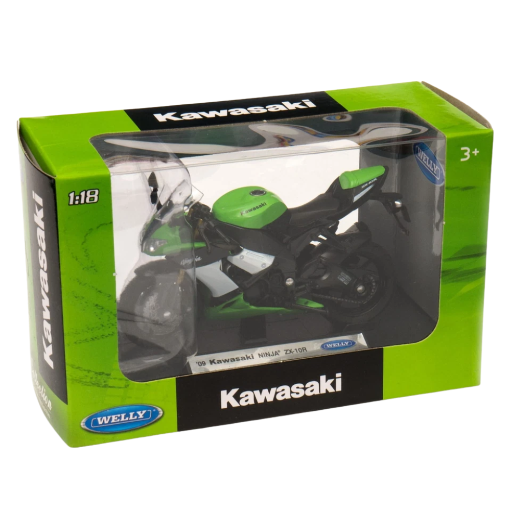 Welly 2009 Kawasaki Ninja ZX-10R Diecast Motorcycle