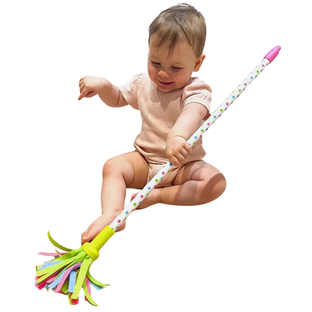 Kids Cleaning Sweeping Play Set Mop Broom Brush Dustpan Pretend Toy Gift Set