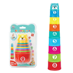 Kids Stacking Cups Toy Set 8 Pieces Baby Educational Learning Game 6 Months+