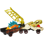 Hot Wheels Super Rigs Fossil Freight Truck with Dinosaur Car Mattel Collectible