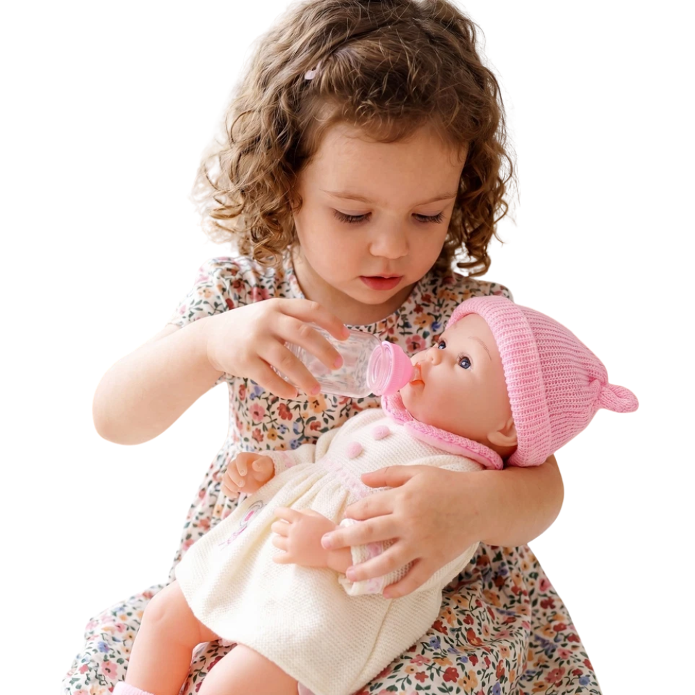 20" Realistic Reborn Silicone Handmade Baby Doll Baby Girl & Boy with Dummy & Bottle