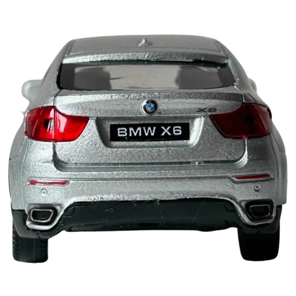 Welly BMW X6 Diecast Model Car German Luxury SUV Toy Silver