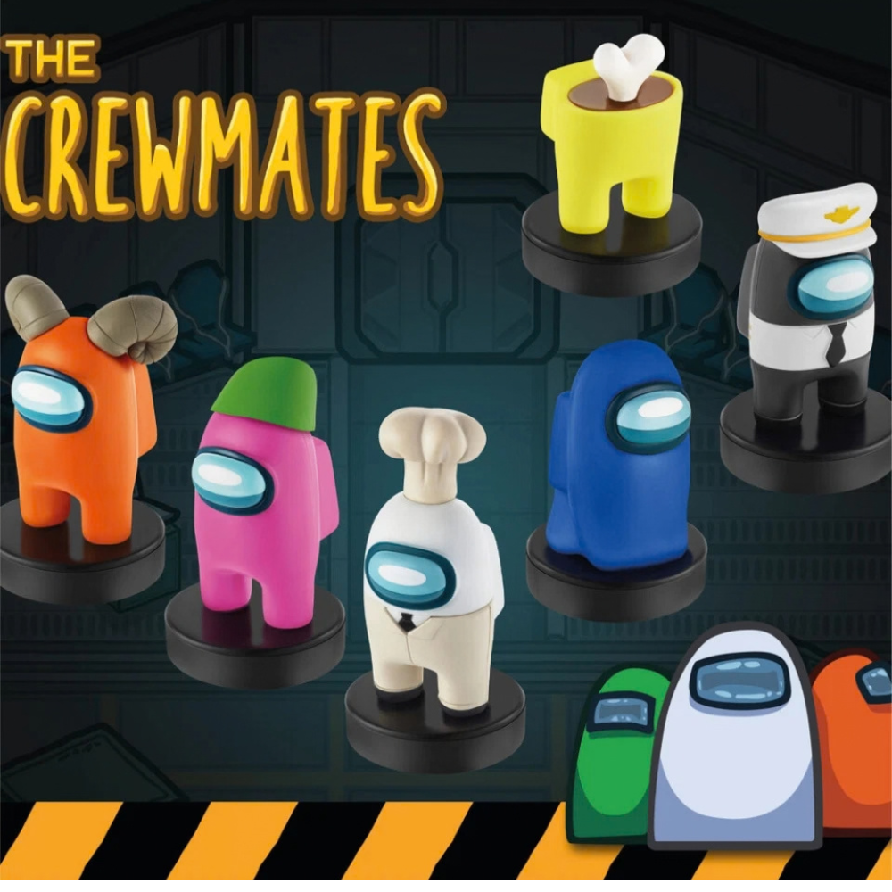 Among Us Series 2 Crewmate Stampers Figures 12 Pack Deluxe Box Collectible Kids Set